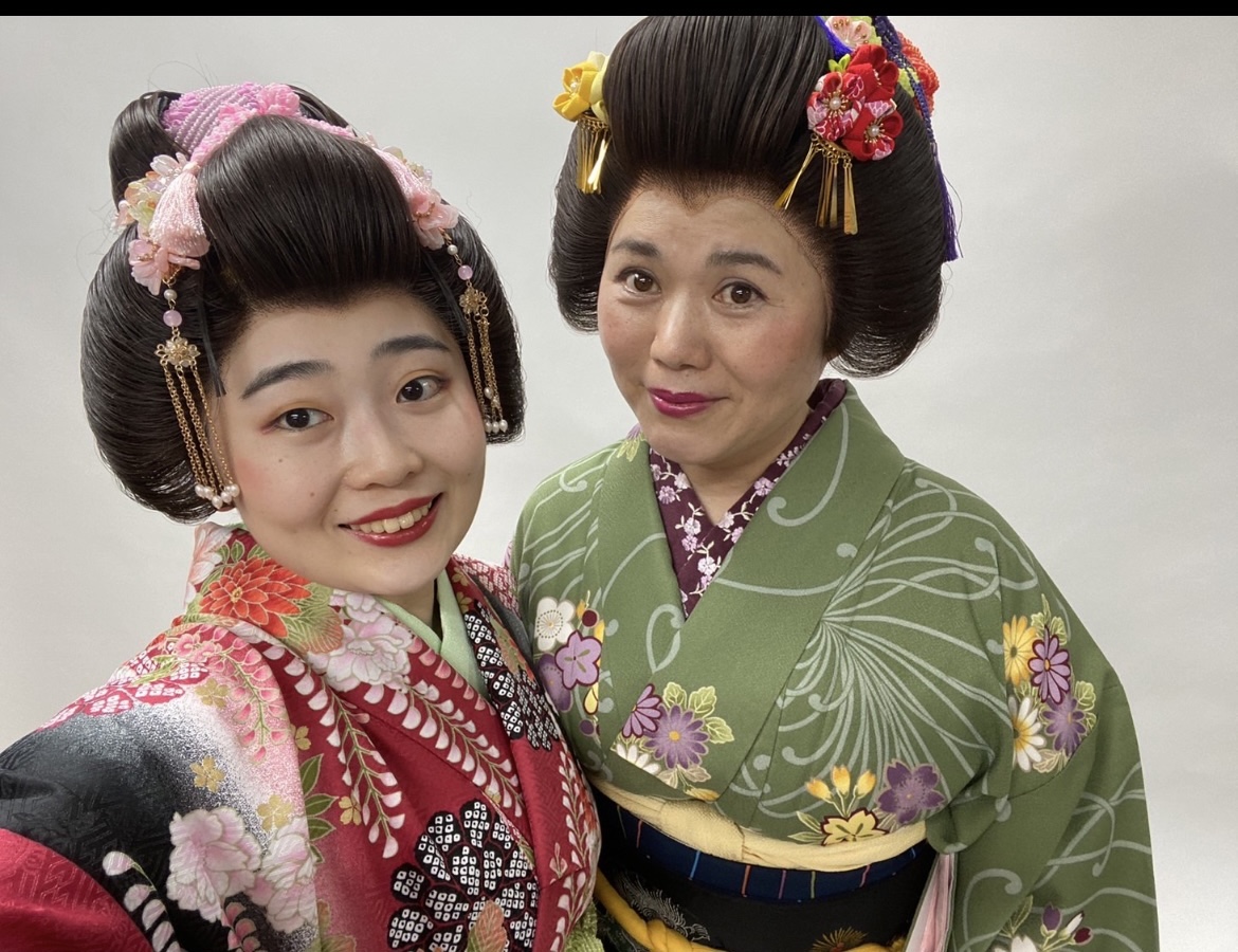 日本髪かつらレンタル(簪付き)